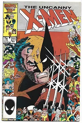 Buy Uncanny X-Men #211 - 1st Full App The Marauders/Marvel 25th Anniversary Cover • 12£