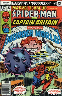 Buy Marvel Team-Up (1972) #  66 UK Price (3.5-VG-) Captain Britain, 1st App. Murd... • 8.10£