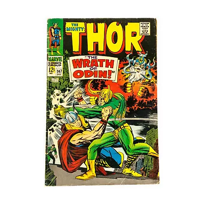 Buy Marvel Comics Thor Thor 1st Series #147 Fair+ • 15.81£
