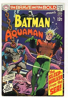 Buy Brave And The Bold 82 FN+ Batman Aquaman Neal Adams! Silver Age 1969 DC R788 • 35.58£