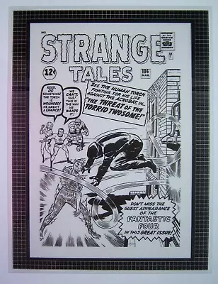 Buy Production Art STRANGE TALES #106 Cover, JACK KIRBY Art, Fantastic Four, 8.5x11 • 156.83£