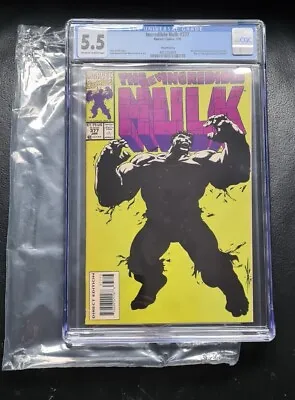 Buy Incredible Hulk #377 3rd Print CGC 5.5 1st Professor Hulk MCU Marvel Comics • 150£