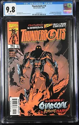 Buy Thunderbolts #19 CGC 9.8 1st App CHARCOAL The BURNING MAN 1998 Marvel LOW CENSUS • 85.78£