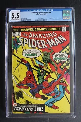 Buy AMAZING SPIDER-MAN #149 1st SPIDEY CLONE 1975 Origin Gwen Stacy Jackal CGC 5.5 • 87.15£