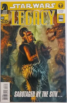 Buy Star Wars Legacy #45 First Print! 1st App Of Darth Rauder! Low Print Late Issue! • 15.98£