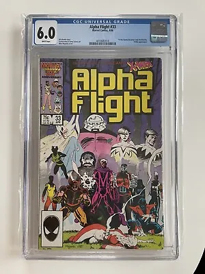 Buy Alpha Flight #33 | CGC 6.0 | Marvel 1986 | 1st App Lady Deathstrike | X-Men App • 27.67£