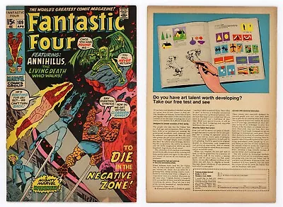 Buy Fantastic Four #109 (VG/FN 5.0) Annihilus Agatha Harkness Stan Lee 1971 Marvel • 11.38£