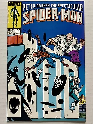 Buy Spectacular Spider-Man #100 (1985) Vs The Spot + Kingpin (NM/9.0) KEY-VINTAGE • 59.63£