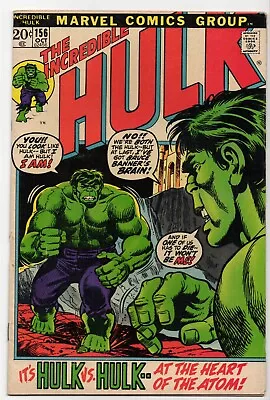 Buy Incredible Hulk # 156 - 1st Krylar - Fine - Hulk Vs Hulk • 31.87£