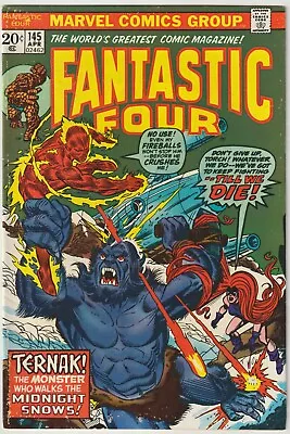 Buy Fantastic Four #145  (Marvel 1974) VFN • 34.95£