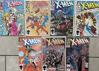 Buy The Uncanny X Men 214, 215, 216, 217, 218, 219, 220. Marvel 7 Issues • 11.99£