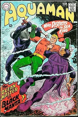 Buy Aquaman #35 Vol 1 (1967) KEY *1st Appearance Of Black Manta* - Good Range • 184.85£