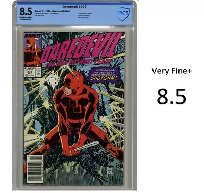 Buy Daredevil #272 NS - Key Comic & 1st App. Of Shotgun - CBCS 8.5 - Brand New Slab! • 37.26£
