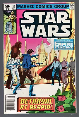 Buy Star Wars #43 Marvel 1981 Newsstand NM+ 9.6 • 59.30£
