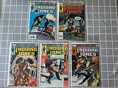 Buy #'s 6-10 Of Indiana Jones (The Further Adventures Of), Issues  Are In V/F-N/M • 27.67£