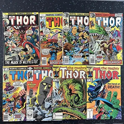 Buy Thor 8-Comic Lot #205 261 277 278 286 318 341 343 (Mephisto Cover) • 11.07£