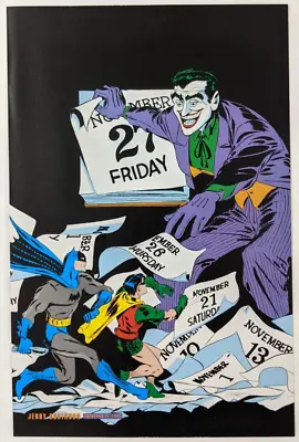 Buy Detective Comics 71 473 Cover Art Poster PROMO Original Pin-Up Joker Robin • 6.66£