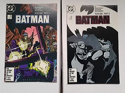 Buy Batman 406 And 407 Year One 1st Prints 1987 • 25£