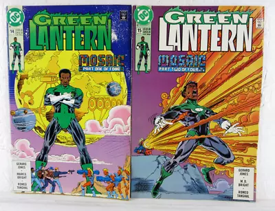 Buy GREEN LANTERN #14-15 * DC Comics Lot * 1991 - Mosaic Part 1 And 2  Nos 43 • 10.99£