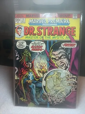 Buy MARVEL PREMIERE DR. STRANGE #11 October 1973 Key Issue Origin Sorcerer Supreme • 23.98£