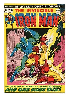Buy Iron Man #46 - The Guardsman And Iron Man Battle To The Death - Nice Copy - 1972 • 40.21£