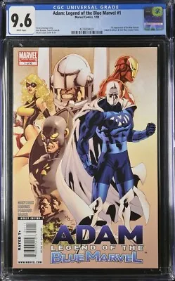 Buy Adam Legend Of The Blue Marvel #1 CGC 9.6 First Appearance Blue Marvel ,Anti-Man • 304.38£