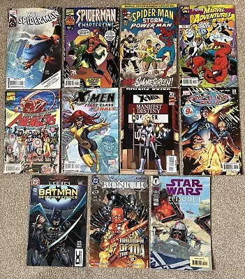 Buy Vintage Marvel DC US Comic Bundle Lot 90s 2000s Web Of Spider-Man X Men Avengers • 8.99£