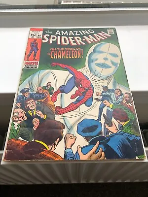 Buy Amazing Spider-Man 80 (1970) The Chameleon App, Cents • 24.99£