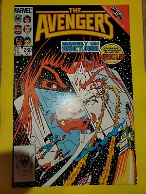 Buy The Avengers #260 - Marvel Oct 1985 - High Grade (VF++) 1st Nebula Cover MCU • 7.88£
