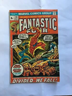 Buy Fantastic Four 128 1972 Bronze Age VF- UK Pence Ft Mole Man 'Divided We Fall' • 1.49£
