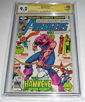 Buy Marvel Comics Avengers 189 CGC 9.2 SS Jeremy Renner Hawkeye Signed Cover  • 399.75£
