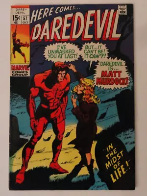 Buy Daredevil #57 FN  Marvel Comics 1969 • 32.17£