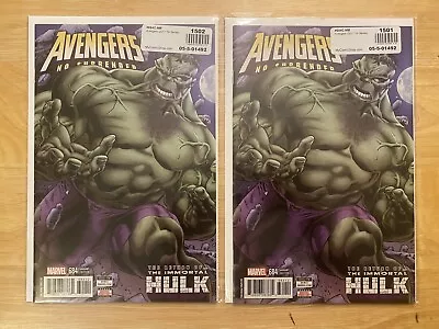 Buy Avengers (2016) #682 (2 Copies) NM 2nd Print Variant Cover 1st App Immortal Hulk • 14.98£