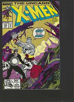 Buy Uncanny X-Men #248 NM 1st Jim Lee Work On X-Men 2nd Print • 8£