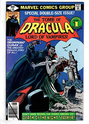 Buy Tomb Of Dracula #70 (1979) - Grade 8.5 - Final Issue - Blade Janus & Domini App! • 47.32£