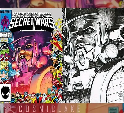 Buy Marvel Secret Wars #1 Art Adams Galactus Virgin Variant Set Facsimile Pre 1/22☪ • 59.26£