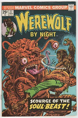 Buy US - Werewolf By Night 27 - 1975 - 5.5/6.0 - Marvel Comics - Gil Kane Cover • 10.34£