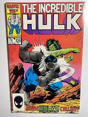 Buy Marvel Comics The Incredible Hulk Vol.1 #326 (1986) Nm Comic  • 3.19£