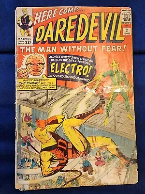 Buy Daredevil #2 (1964) | Daredevil/Electro 2nd App/FF App | Major Key | Good- (1.8) • 169.34£