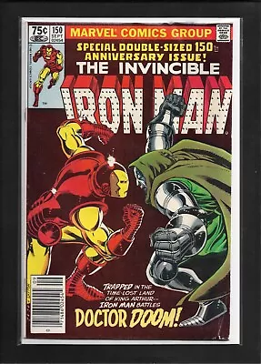 Buy Iron Man #150 (1981): 50th Anniversary Issue! Iron Man Vs Doctor Doom! FN- (5.5) • 22.13£