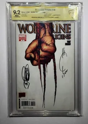 Buy Wolverine Origins 10 Quesada Third Claw 1:100 Variant CBCS 9.2. Signed 2x WAY • 477.20£