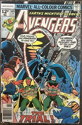 Buy Avengers #160 - Grimm Reaper Appearance! (Marvel 1977) • 6.50£