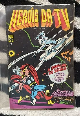 Buy Silver Surfer 4  Vs Thor Classic Cover Rare Foreign Key Brazil Edition • 216.35£