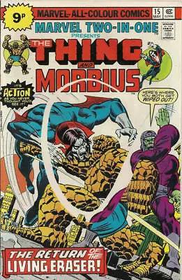Buy Marvel Two-In-One (1974) #  15 UK Price (4.5-VG+) Morbius, Living Eraser 1976 • 6.30£