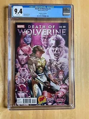 Buy Death Of Wolverine #1 Cgc 9.4! J.g. Jones Cover • 51.97£