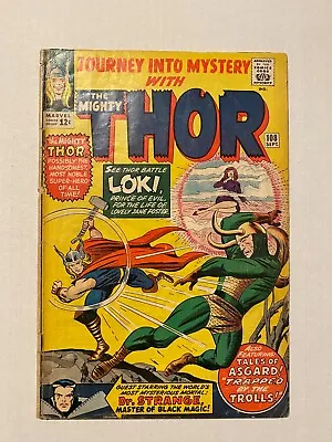 Buy Journey Into Mystery #108 Fn 6.0 Thor Vs Loki Jack Kirby Cover And Art • 118.25£