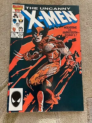 Buy Uncanny Xmen 212 VF Awesome Wolverine Black Cover • 15.84£