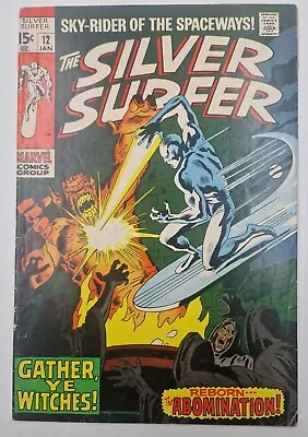 Buy SILVER SURFER #12 - Marvel Comics 1970 • 1.20£