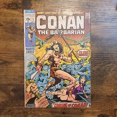 Buy Conan The Barbarian #1. Oct 1970. Marvel. 1st App Of Conan & King Kull! • 300£