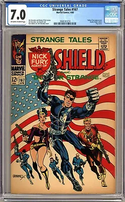 Buy Strange Tales #167 Cgc 7.0 Off-white To White Pages Marvel 1968 • 110.59£